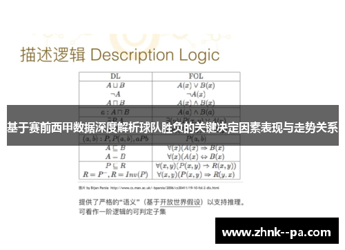 基于赛前西甲数据深度解析球队胜负的关键决定因素表现与走势关系